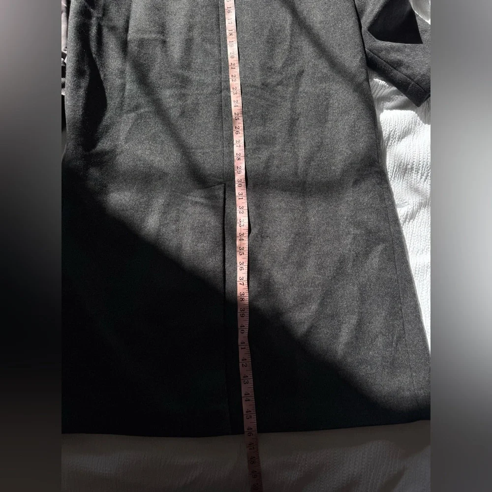 BRAND NEW! Banana Republic Men’s Gray Wool Blend Double Breasted Coat - Picture 13 of 13